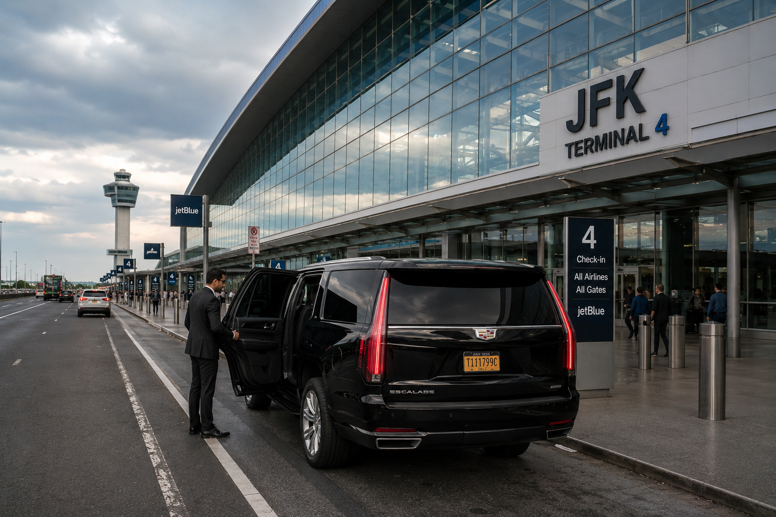 Premium JFK Airport chauffeur transfer with BlackWay