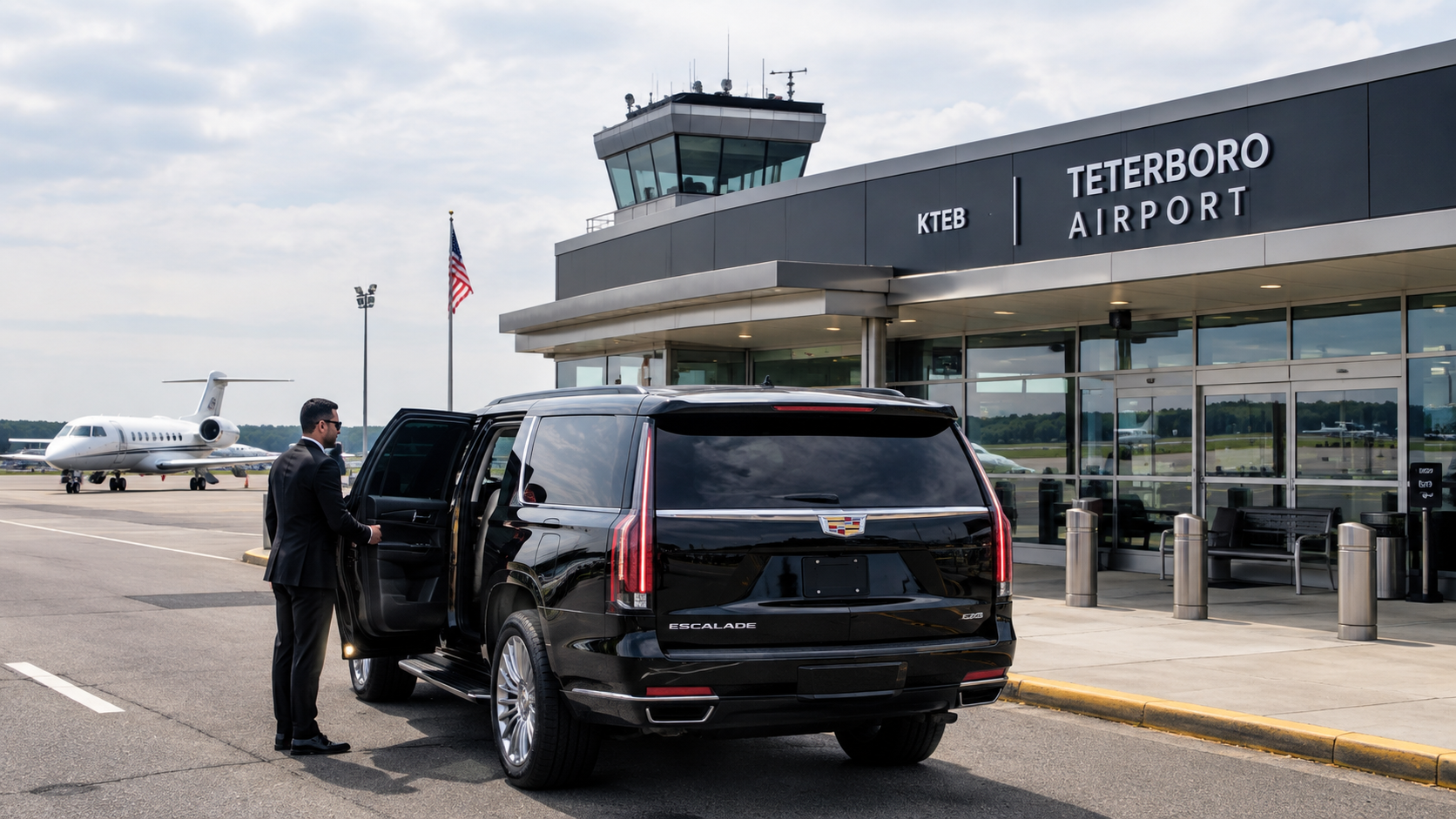Premium Teterboro Airport chauffeur transfer with BlackWay