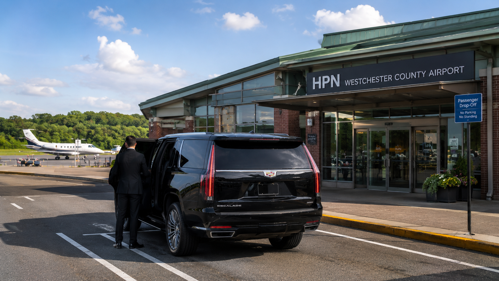 Premium White Plains Airport chauffeur transfer with BlackWay